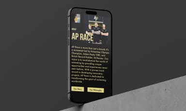 Mobile website development showcase