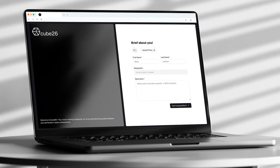Custom web application interface