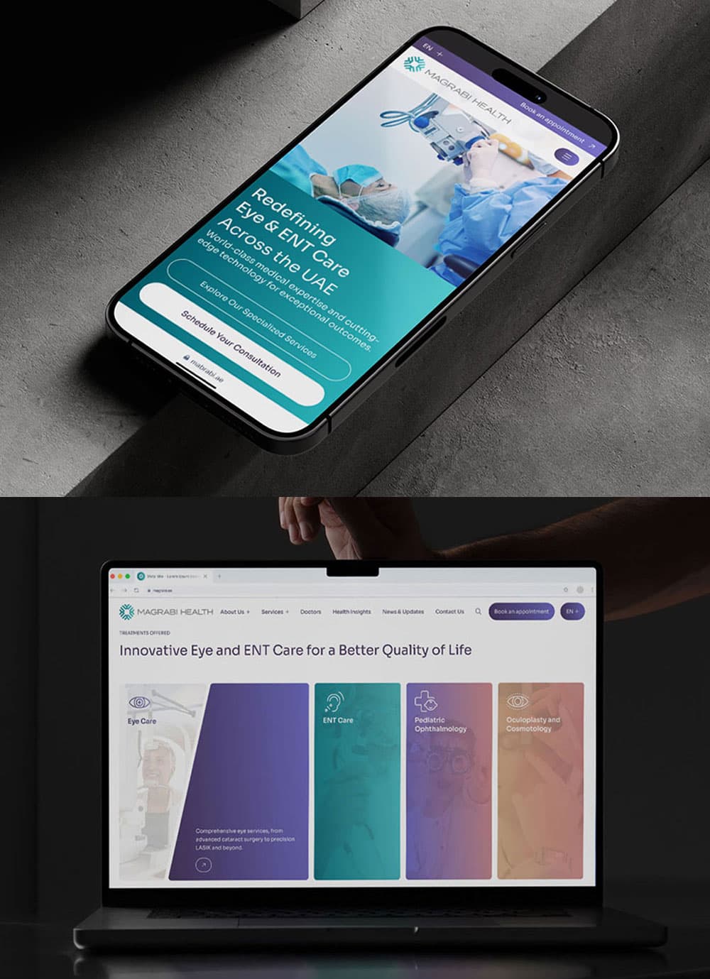 responsive healthcare website design