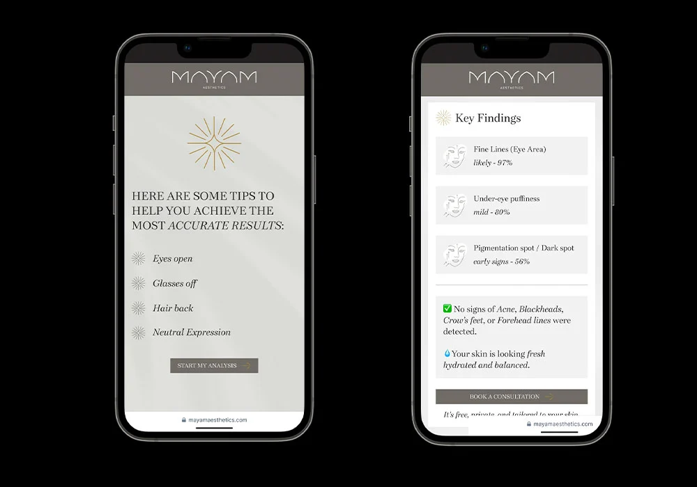 mobile web app UI design