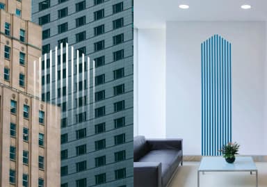 Modern office branding design