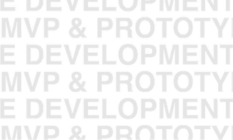 MVP and prototype development