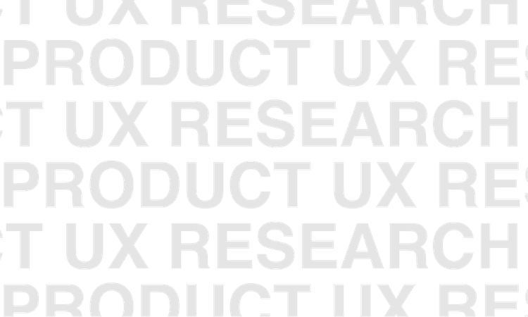 Product UX research services