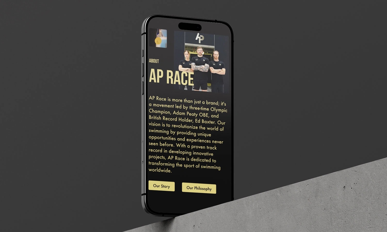 Mobile responsive web design