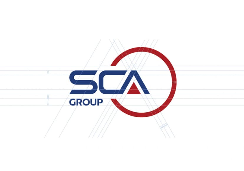 SCA Group Logo design and brand strategy